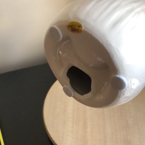 Purple White Ceramic Flower Accent Decor - Picture 3 of 6